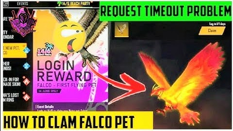 Falcon Pet Not Equipeed Problem Solve // Request Timeout Problem In Free Fire