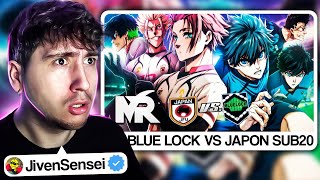 Jivensensei Reacciona A Blue Lock Eleven Vs Japón Sub-20 Rap Megar
