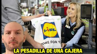 CAJERA DEL LIDL INTENTAN DESPEDIRLA POR LLAMAR CABALLERO A UNA PERSONA - Banderita arcoíris