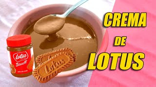 Crema de galleta lotus casera