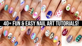 CUTE NAIL ART 2023 | 40+ Easy &amp; Fun Nail Art Designs Using ONLY Household Items Compilation!