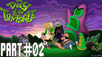 Day of the Tentacle Remastered Gameplay Walkthrough Part 2 (PS4) - No Commentary