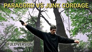 Solo Camping: Paracord VS Junk Cordage
