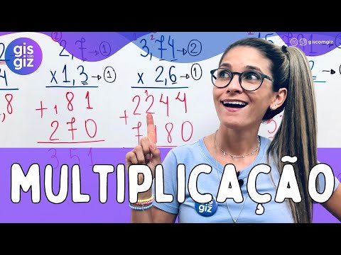 MULTIPLICAÇÃO DE NÚMEROS DECIMAIS | Multiplicação com vírgula  \\Prof. Gis/