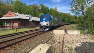 LATE GATE DOWN, speeding train.  Amtrak