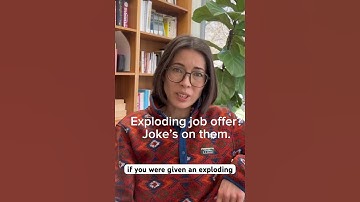 Exploding job offer? Joke’s on them. ⬇️