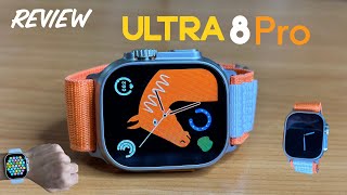 รีวิว นาฬิกา Ultra8Pro Smartwatch🥇นาฬิกามาใหม่ 2023❗️ล็อคสายได้ ,หน้าจอใหญ่กว่าเดิม มีของแถมทางร้าน