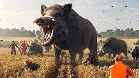 Unstoppable Invasion! Farmers Helpless Against Millions of Wild Boars