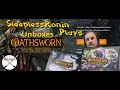 Unboxing Oathsworn into the Deepwood Kickstarter from Shadowborne Games with SleeplessRonin Plays