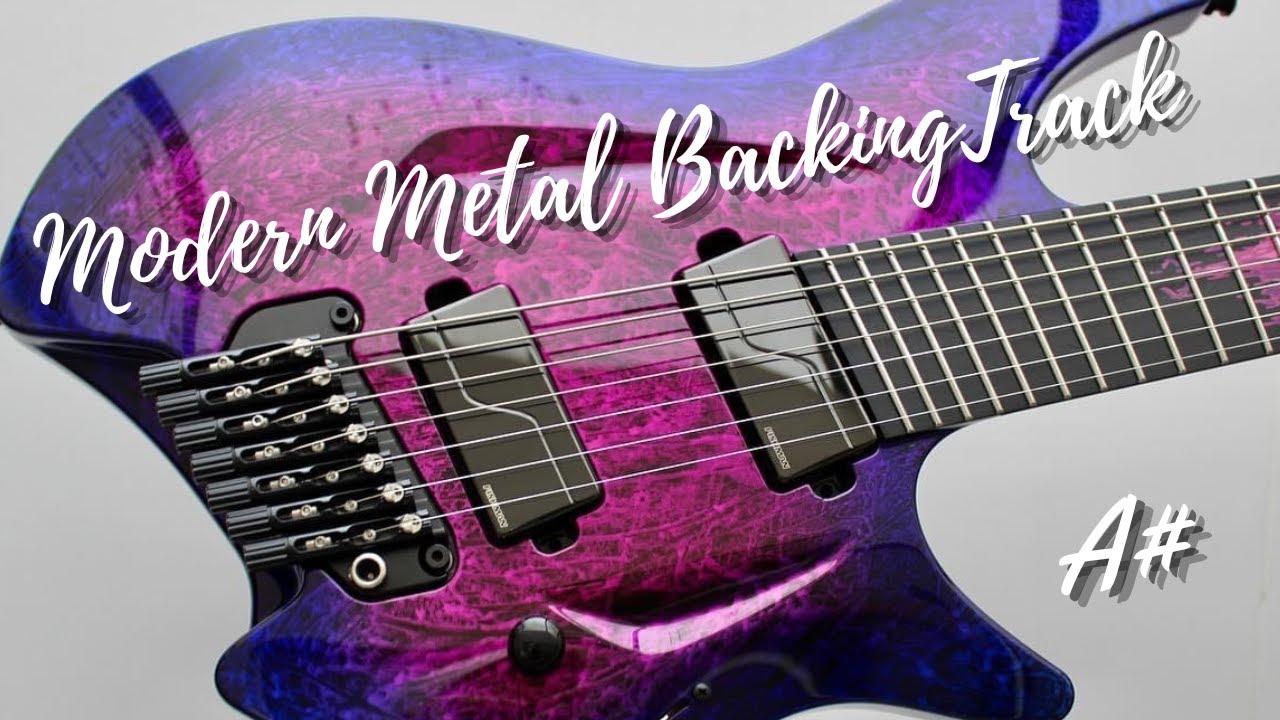 Modern Metal Guitar Backing Track in A major YouTube
