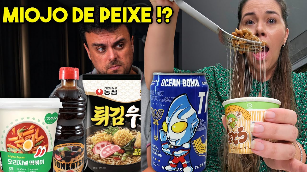 Provamos a Soja Gosmenta e Outros Produtos Orientais! 🛒🍜