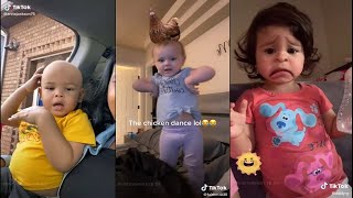 Kids reaction to funny filter | TikTok screenshot 5