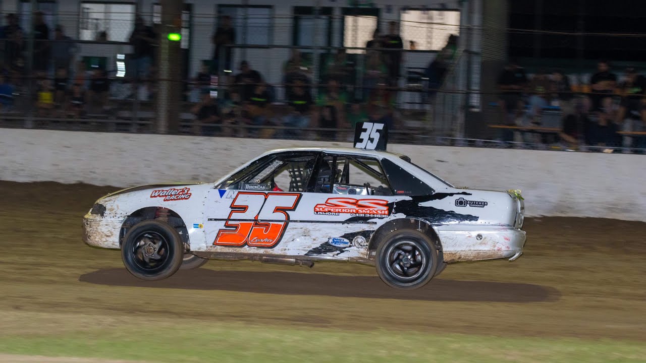 (Lismore speedway) street stocks feature night one YouTube