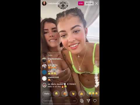 Malu Trevejo twerking instagram live🥵| August 11,2020