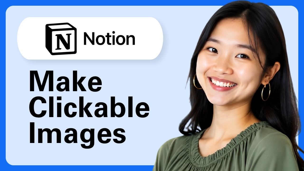 How To Make Clickable Images In Notion - YouTube