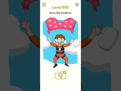 DOP 2 Level 4757 Walkthrough - u0022Save the skydiveru0022 #shorts