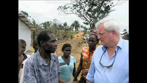 Stephen O'Brien visit to refugee camp in Liberia