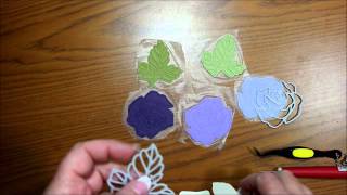 Rose Garden #2   Or Why is Press n Seal in my Craft Room