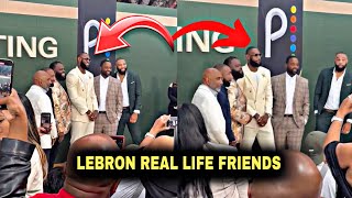 LeBron James joins his real-life friends and former high school teammate