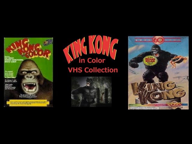 King Kong 1933 Colorized Dvd