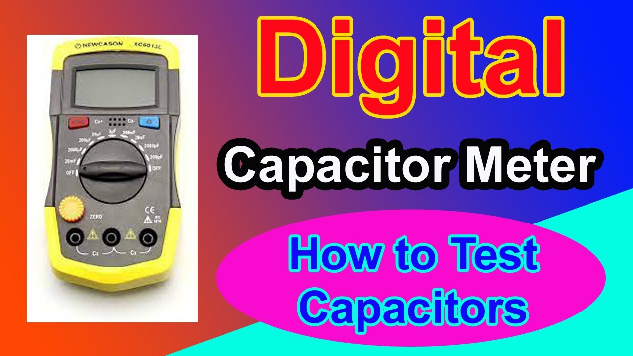 Capacitor Tester Tutorial / How to Test a Capacitor with a Capacitor Meter.. Review Sinhala