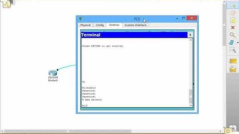 Khôi phục lại mật khẩu cho Cisco Router