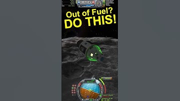KSP: Out of Fuel? Try this trick to save your Kerbals! #shorts