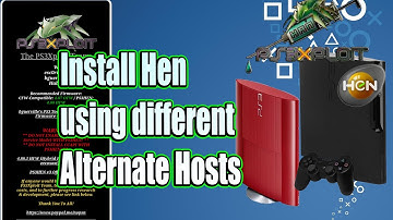PS3 Jailbreak | Different alternate hosts to install hen on PS3 if ps3xploit is down