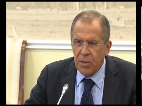Начало переговоров С.Лаврова с Г.Вестервелле