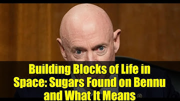 Building Blocks of Life in Space: Sugars Found on Bennu and What It Means