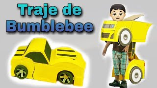 🚕Traje de TRANSFORMERS🚖 en cartón _ BUMBLEBEE