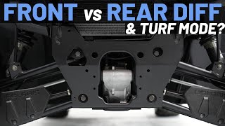 FRONT VS REAR DIFFERENTIAL? WHAT IS TURF MODE?  SHOP TALK EP. 14