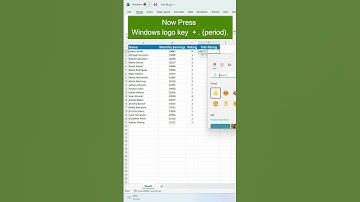 Trick 87 How to Give Star Ratings in Excel. #shorts