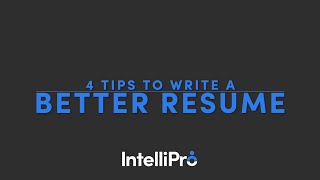 Tips & Tricks 14: Four Tips To Stand Out With Your Resume