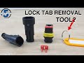 How to remove connector lock tabs  3 simple tools