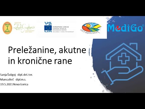 Nega bolnika na domu: Preležanine, akutne in kronične rane