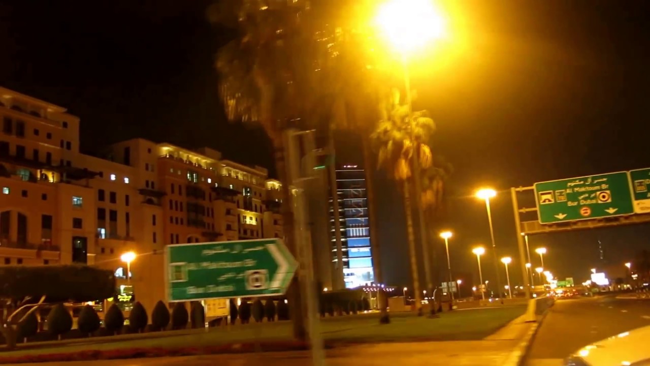 Dubai Night Drive on Winter Season It's Beautiful...!!! YouTube