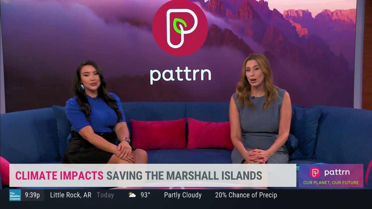 Live Segment on Climate Change Impacts in the Marshall Islands during Pattrn on The Weather Channel