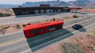 Carros VS alta velocidade acidentes de Trânsito BeamNG Drive screenshot 2