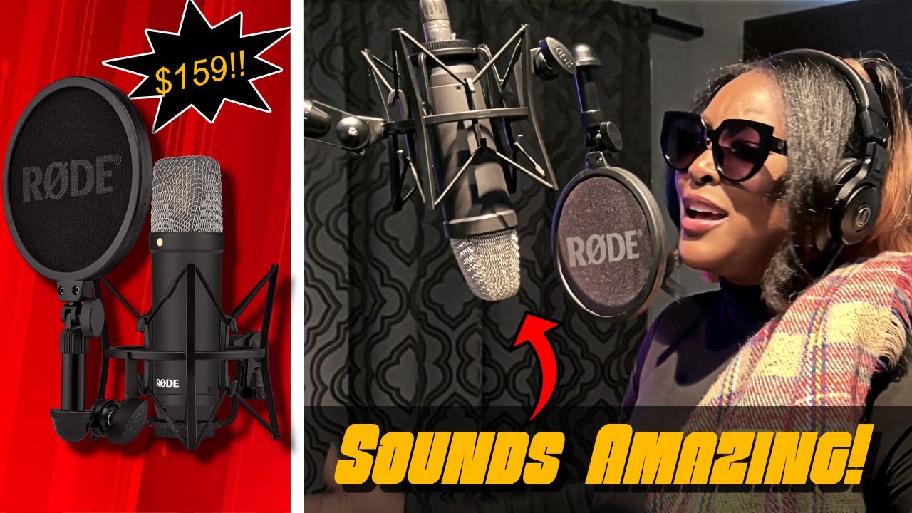 Only $159 🤯 The Rode NT1 Signature Series Microphone Sounds Amazing🔥