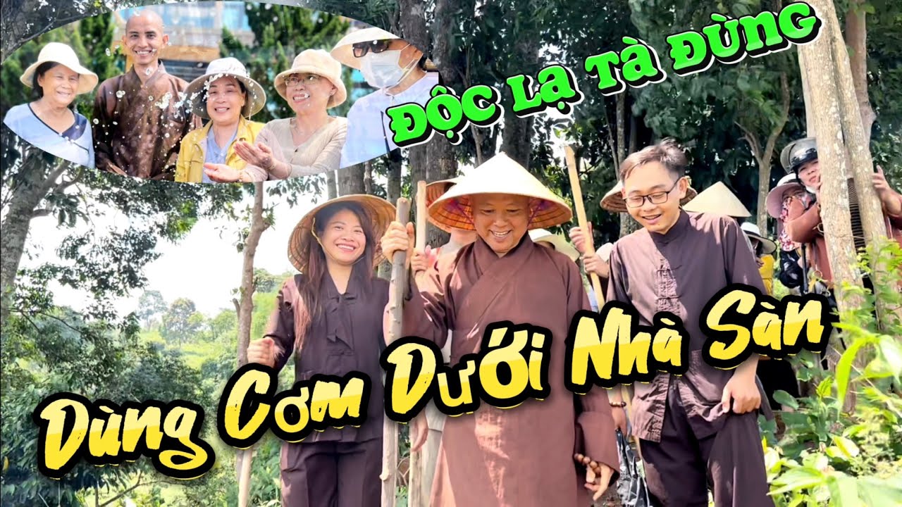 HT. Thích Chân Tính dẫn đoàn hành hương Tà Đùng 19 tham quan cảnh rừng núi Tà Đùng #thichtamhoan