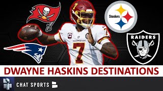 Nfl trade rumors are heating up around dwayne haskins after the
washington qb was benched for kyle allen. with handing keys over to
allen...