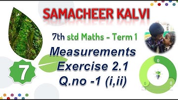 TN 7th maths term 1 /measurements /area and perimeter of parallelogram / exercise 2.1 Q.no-1