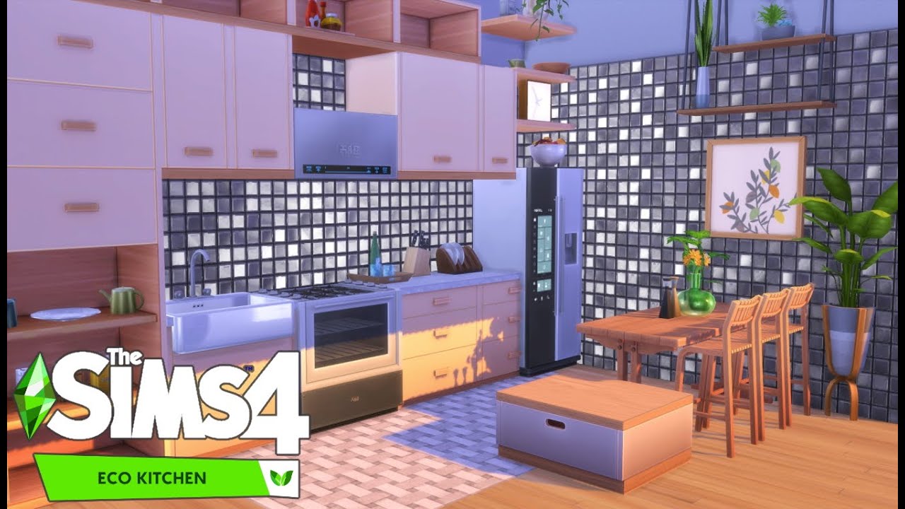 THE SIMS 4 ECO KITCHEN CC STUFF PACK // MAXIS MATCH CC STUFF PACK ...