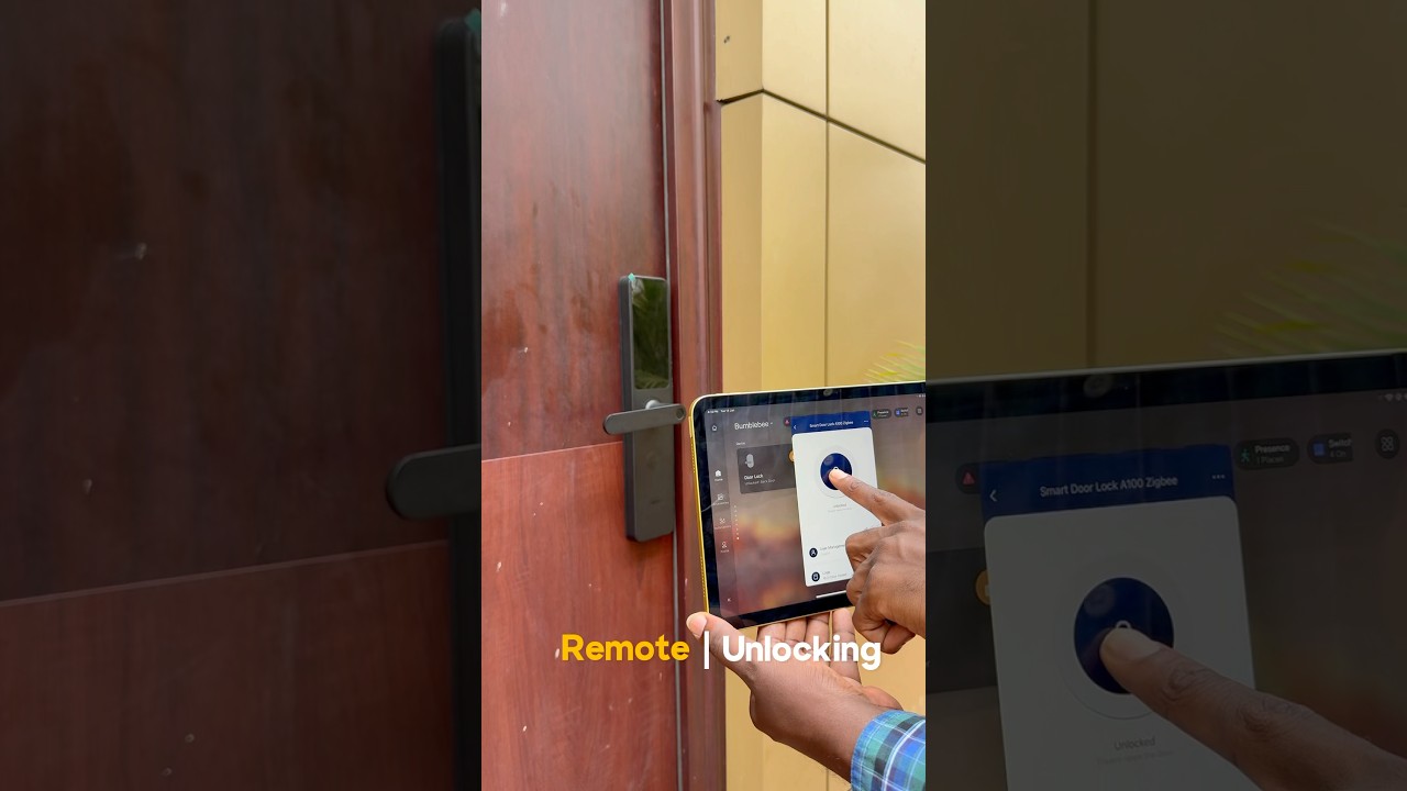 Smart Door Lock Tuya App Control