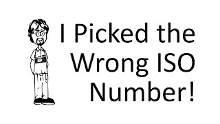 Ask David: I shot at the Wrong ISO. Wealth