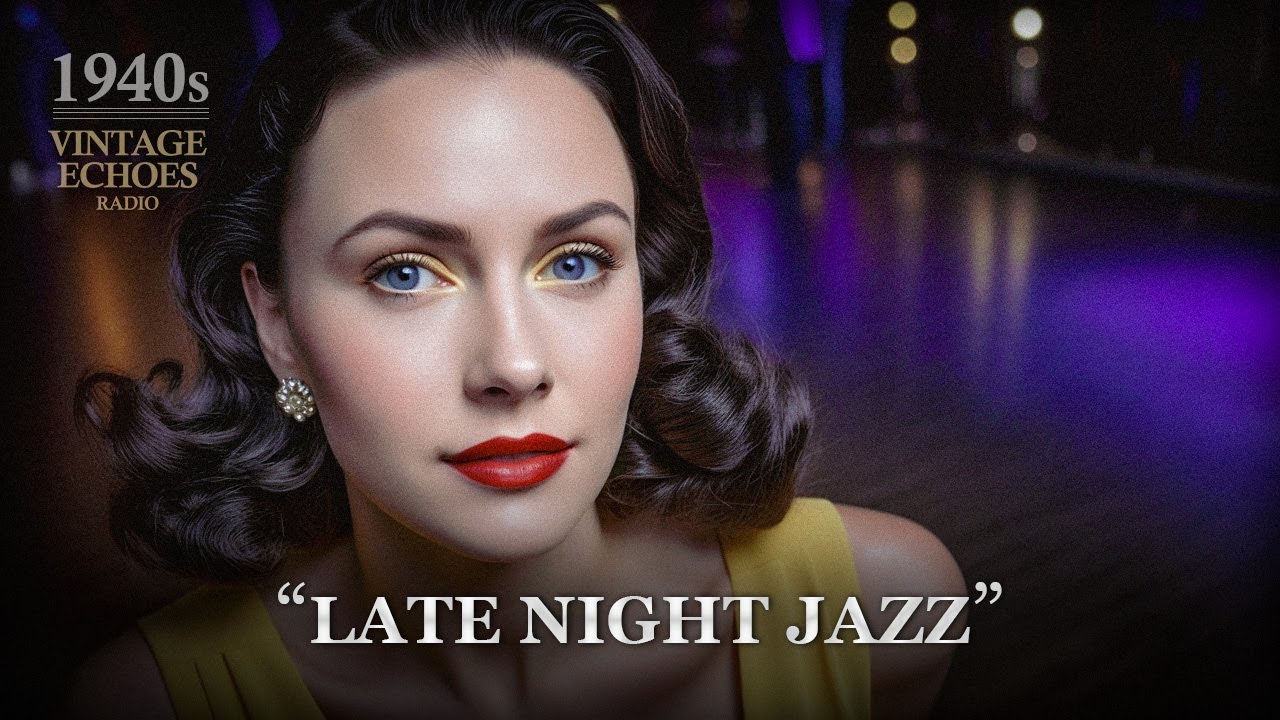 Late Night Jazz Radio ✨ Vintage 1940s Lounge Ambience | Instrumental Jazz