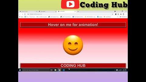 hover effect on emoji😍😍 #programming #animation #creative #codewithharry #onlinetutorials #coding