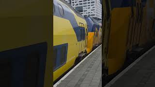 HONK!!! ns virm 9556 departs from station Utrecht Centraal with a horn