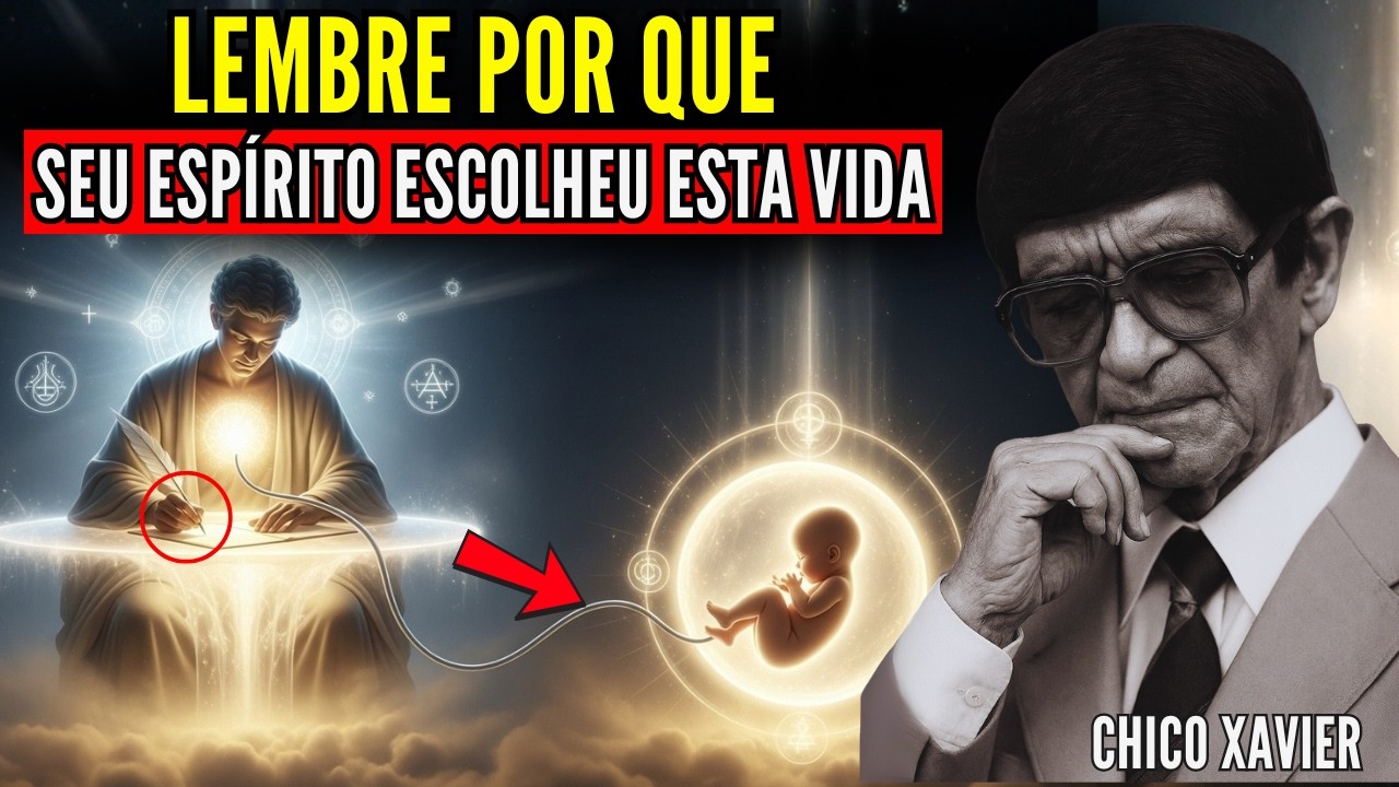 Você Esqueceu o Contrato Espiritual da Sua Alma? Chico Xavier Revela o Propósito Escondido
